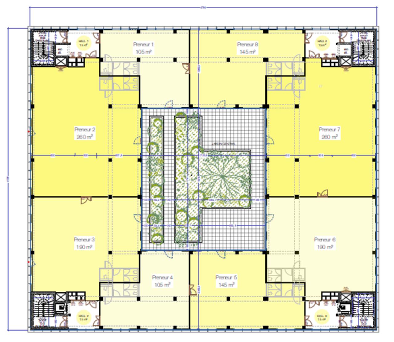 Bureau Mérignac 3618m² Location bureau Mérignac Gironde OLBUR2203256 2